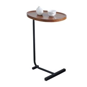 C-shaped Small Sofa End Table for Living Room