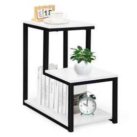 Living Room Decor Multi Usage Modern End Table Sofa Side Table (Type: Side Table, Color: White)