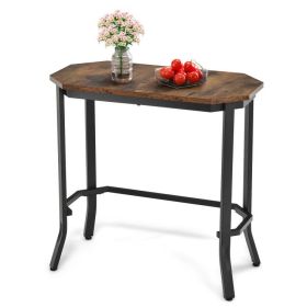 Living Room Decor Multi Usage Modern End Table Sofa Side Table (Type: Side Table, Color: Brown D)